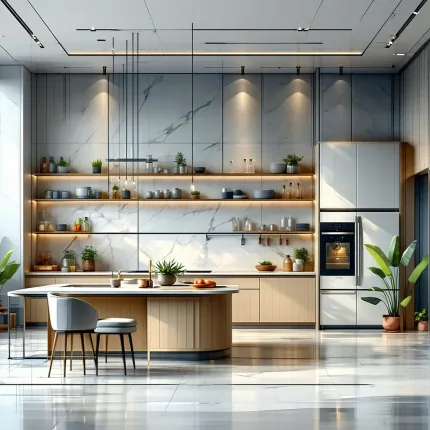 Тренды в дизайне кухонь 2024: Как создать пространство мечты