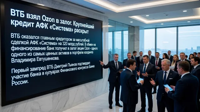 ВТБ взял Ozon в залог. Крупнейший кредит АФК «Система» раскрыт
