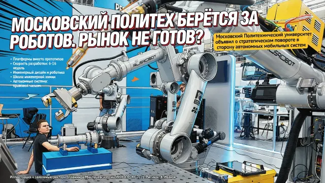 Московский Политех берётся за роботов. Рынок не готов?